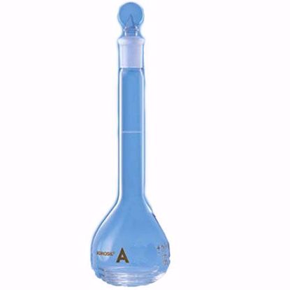 Volumetric Flask Class A with Interchangeable Solid Glass Stopper - 100 ml	