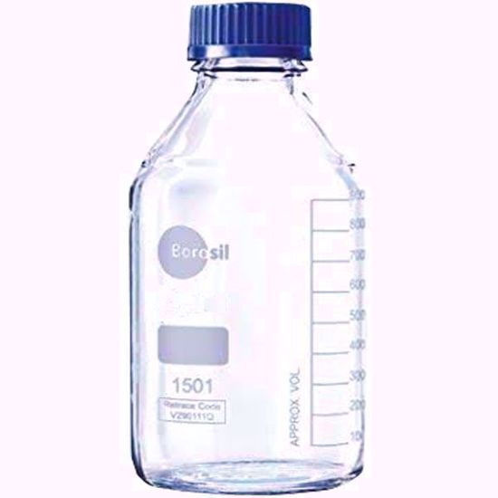 Reagent Bottle With Screw Cap and Pouring Ring - 5000 ml