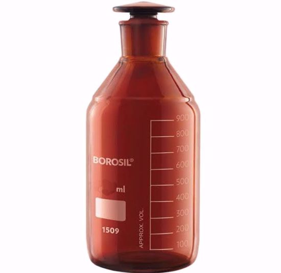 Amber Reagent Bottle with I/C Stopper - 60 ml