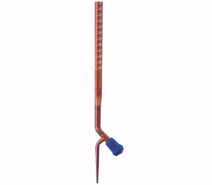 Amber Burette Fitted With Boroflo GP, Class B - 50 ml