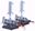 All Glass Double Distillation Unit with Borosilicate Boiler, Borosilicate Condenser and Quartz Heater, Horizontal Type - 2.5 Liter