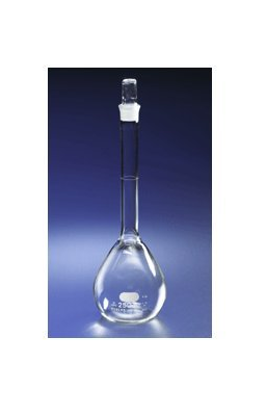 Volumetric Class B Flask with Interchangeable Solid Glass Stopper - 250 ml
