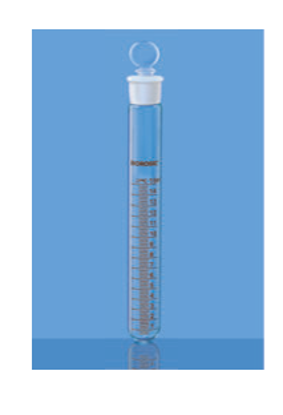 Graduated Test Tube with Interchangeable Stopper - 20 ml	