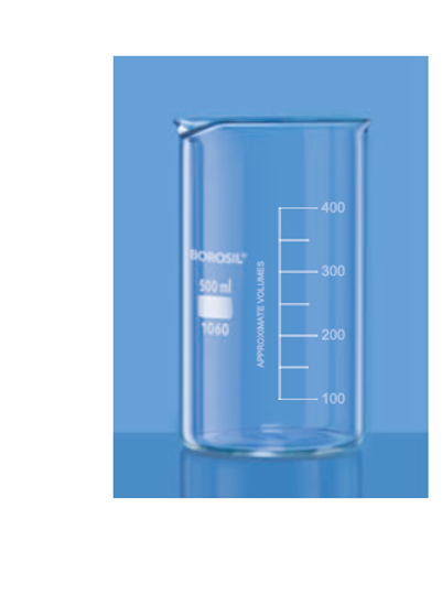 Tall Form Beakers with Spout - 100 ml	