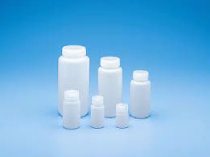 Wide Mouth Sterile Bottle Pyrogen Free Individually Wrapped HDPE