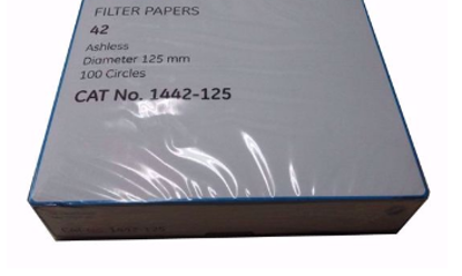 Grade 42 Ashless Filter Paper - 125 mm