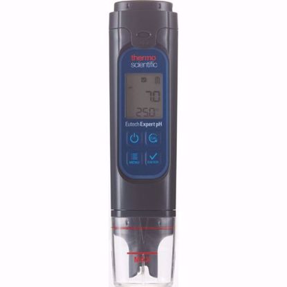 Picture of Waterproof Expert pH pocket tester with ATC and temperature display, 3 point Calibration,±0.1 pH accuracy