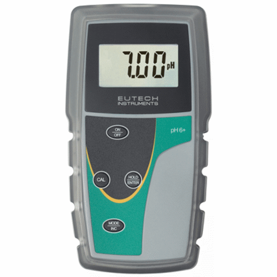 pH 6+ pH/ORP Meter with single junction pH electrode ECFC7252101B, ATC probe & pH carrying kit set